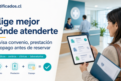 Cómo elegir médicos, centros y clínicas en convenio con Fonasa