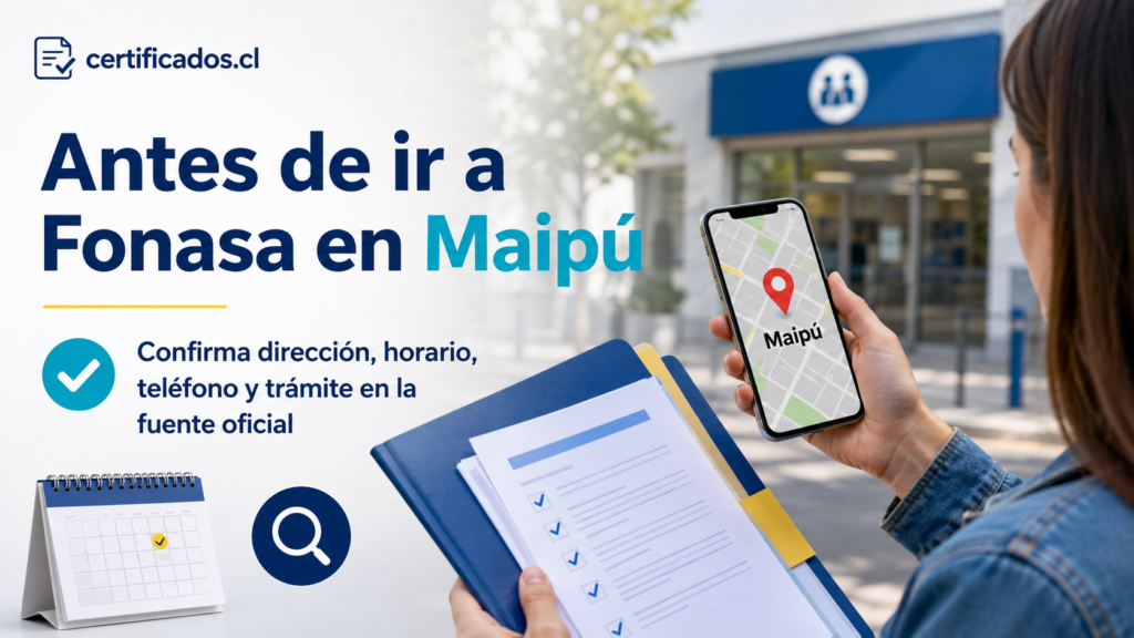Cómo verificar la atención de Fonasa en Maipú antes de trasladarse