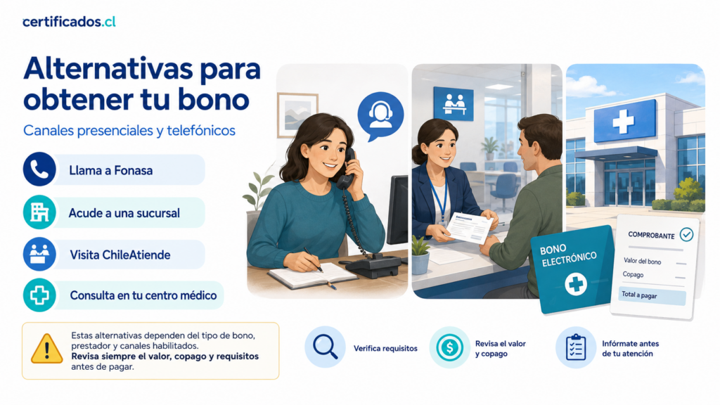 Comprar bono Fonasa sin ClaveÚnica