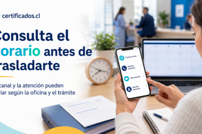 Consulta del horario y canales de atención de Fonasa antes de trasladarse