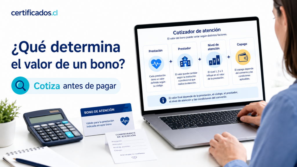 Factores que determinan el valor y copago de un bono Fonasa