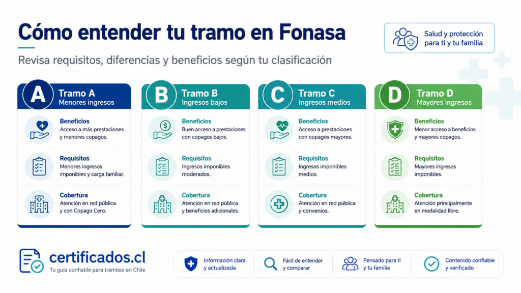 Fonasa A, B, C y D