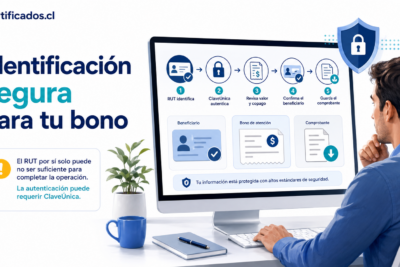 Identificación segura para comprar un bono Fonasa con RUT y ClaveÚnica