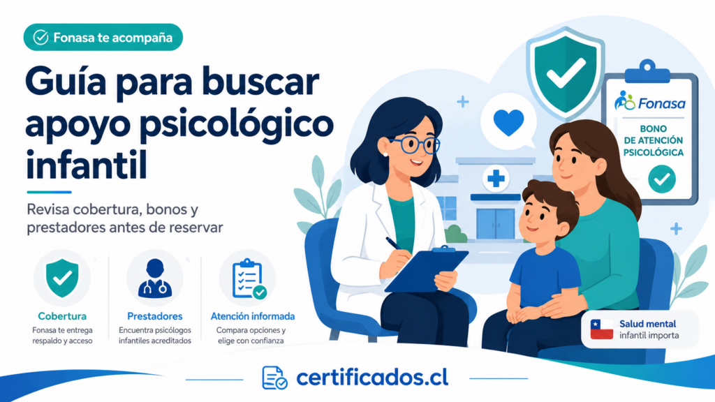 Psicólogo infantil con Fonasa