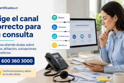 Teléfono de Fonasa para consultas sobre bonos, afiliación, cotizaciones y beneficios