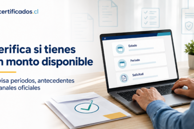 Verificación de un monto disponible por cotizaciones de salud en Fonasa