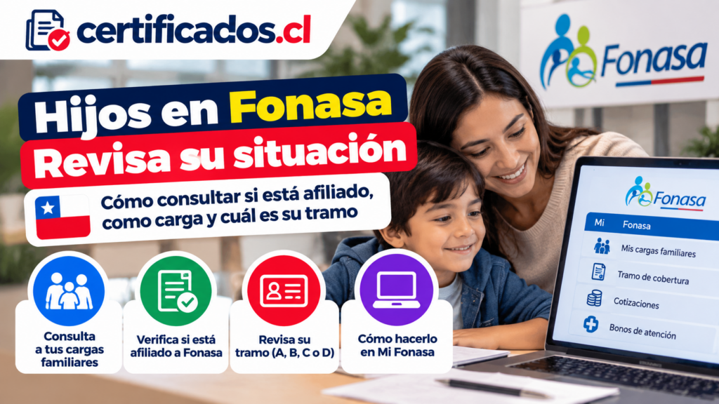 Cómo saber si mi hijo está en Fonasa