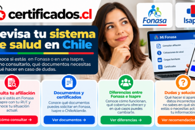 Guía para consultar la afiliación de salud en Chile y saber si estás en Fonasa o Isapre