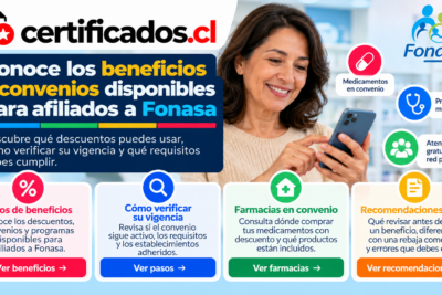 Beneficios y convenios de Fonasa para acceder a descuentos en medicamentos y prestaciones de salud