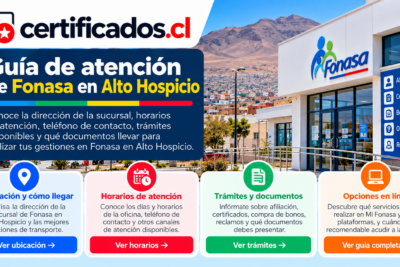 Atención de Fonasa en Alto Hospicio con información sobre ubicación, horarios, trámites y documentos necesarios.