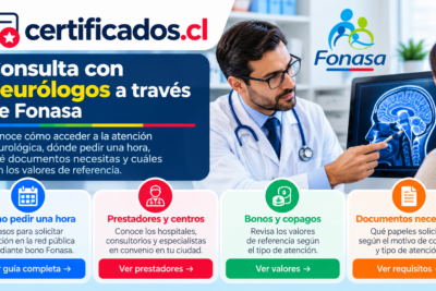 Guía para acceder a consultas de neurología con Fonasa, especialistas, bonos y requisitos de atención médica