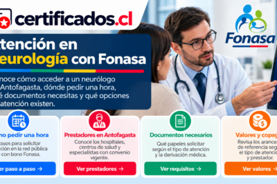 **ALT:** Atención neurológica con Fonasa en Antofagasta: especialistas, horas, requisitos y copagos