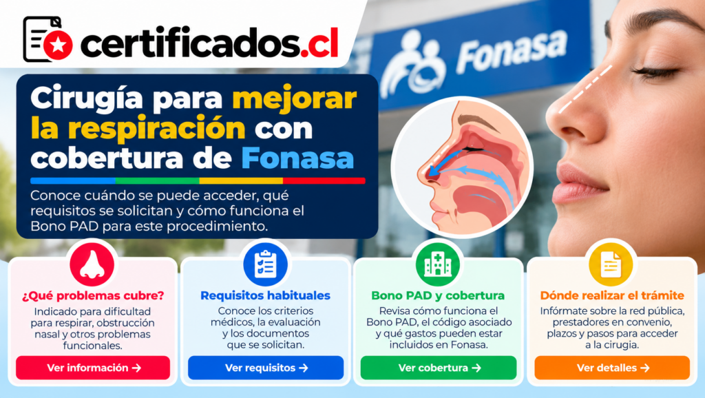 Septoplastía con Bono PAD Fonasa